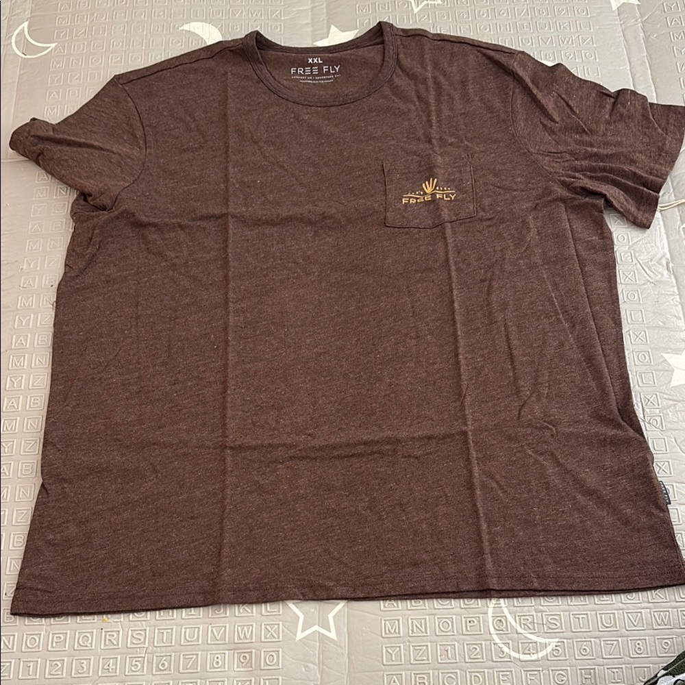 Free Fly Apparel Brown Short Sleeve Tee